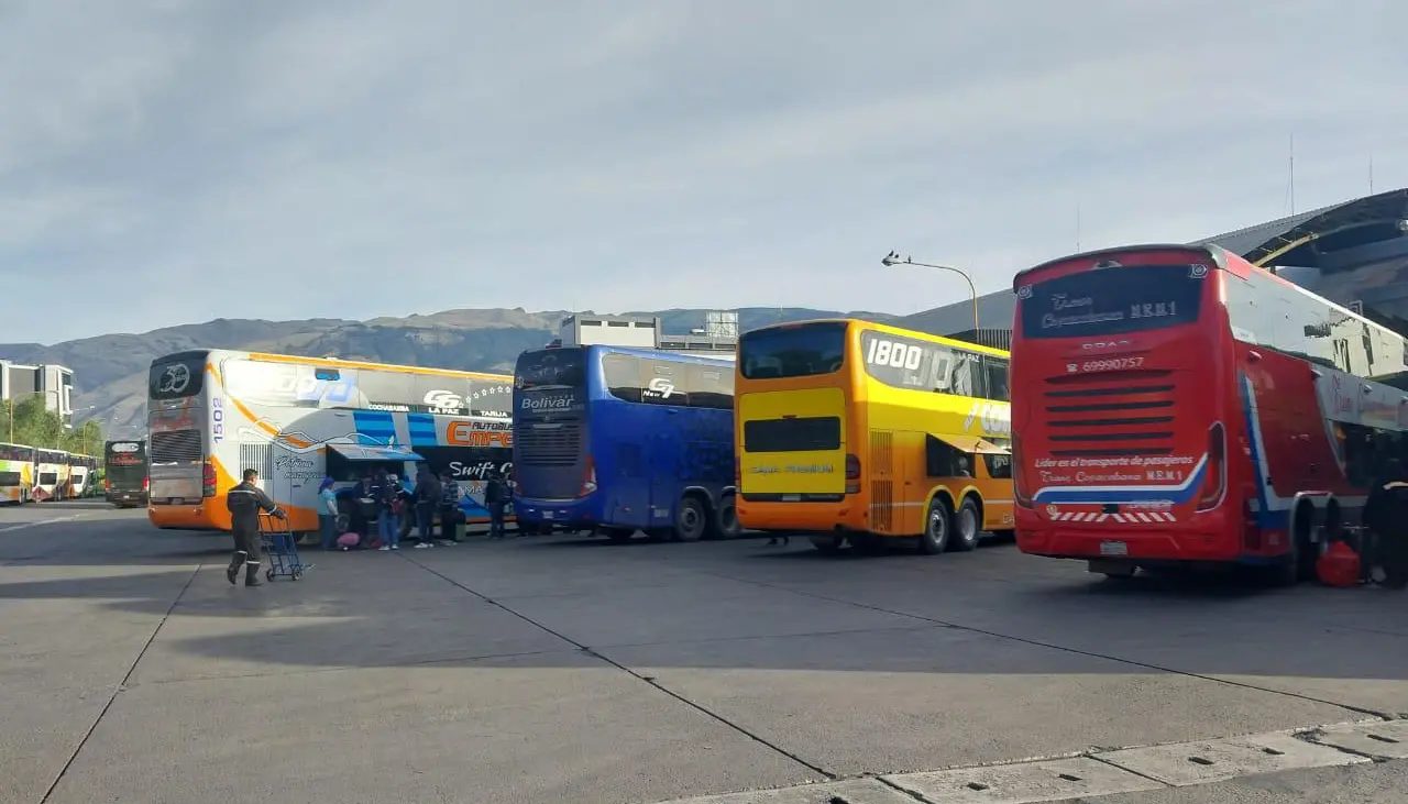 Día del Peatón: Conozca el horario de las últimas flotas que saldrán desde la Terminal de Cochabamba