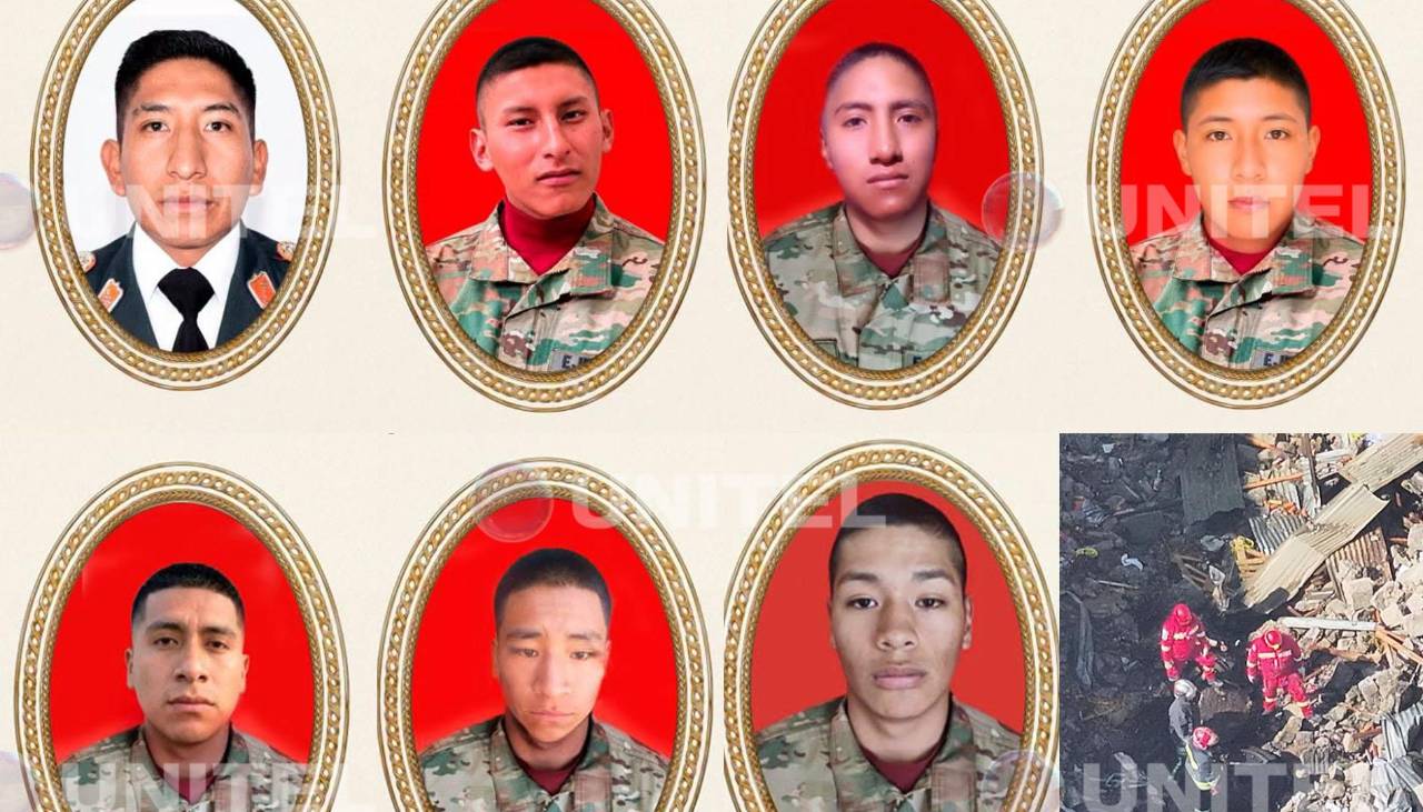 Un sargento y seis conscriptos: Esta es la nómina de las siete víctimas de las explosiones en Viacha