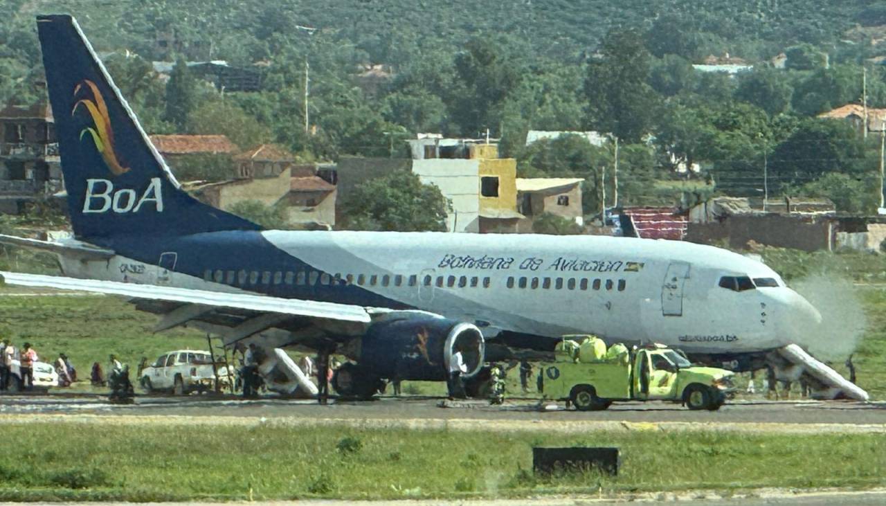 BoA señala que una “falla de motor” ocasionó el incidente de un avión en Cochabamba