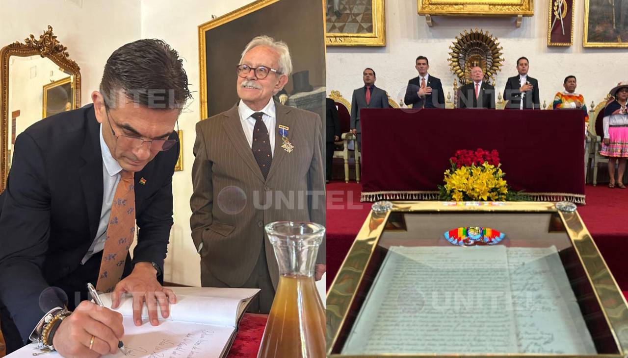 Este es el mensaje escrito que dejó Rodrigo en la Casa de la Libertad