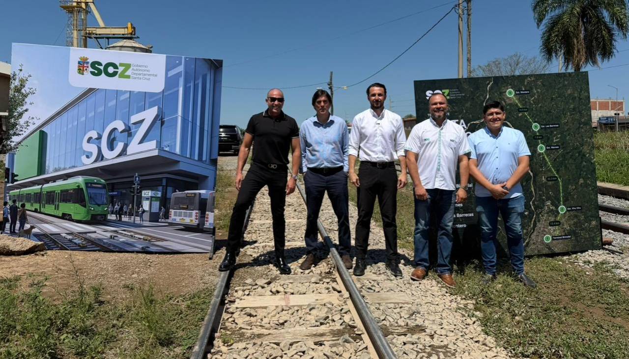 Así será el Tren Metropolitano cruceño: Conectará a tres provincias y transportará a 300.000 usuarios al día