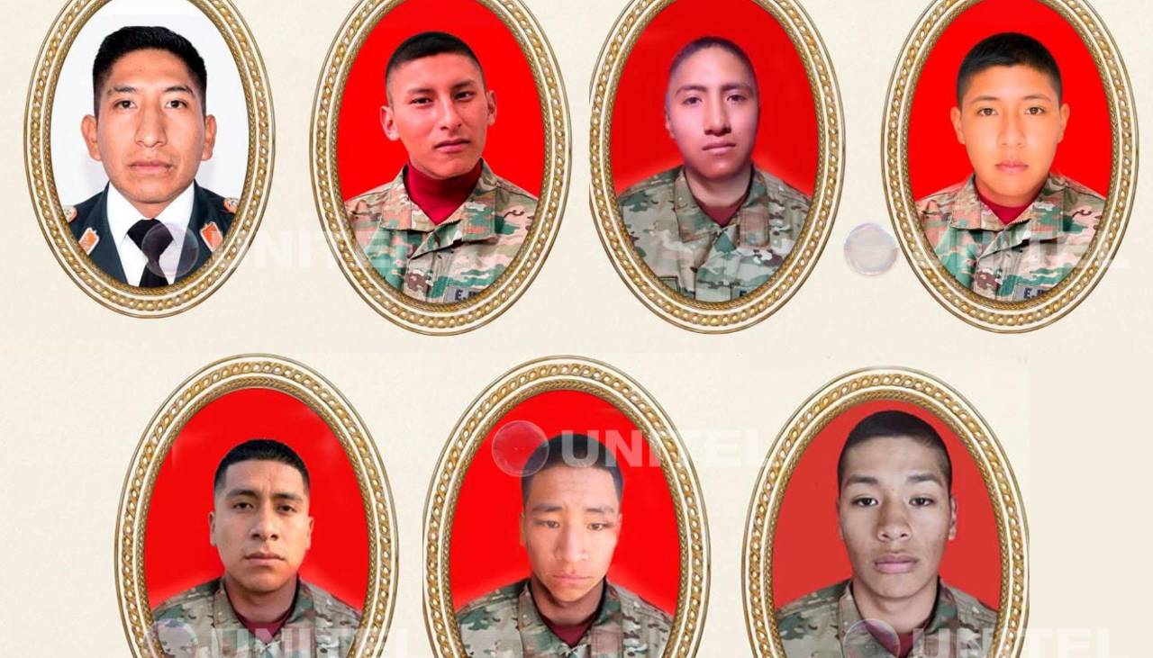Un sargento y seis conscriptos: Esta es la nómina de las siete víctimas de las explosiones en Viacha