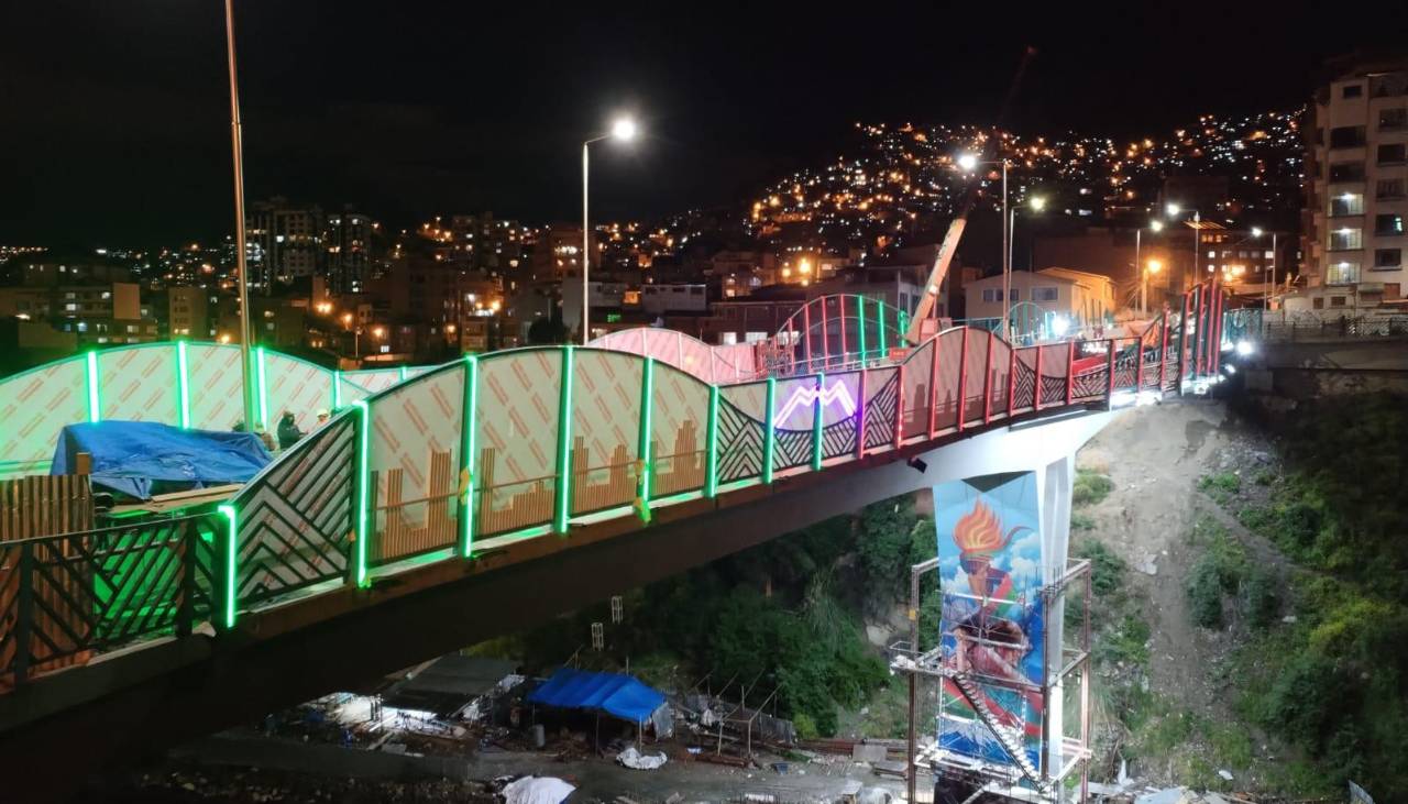 La Paz: Inauguran puente que conectará Miraflores con Villa Copacabana y San Antonio 