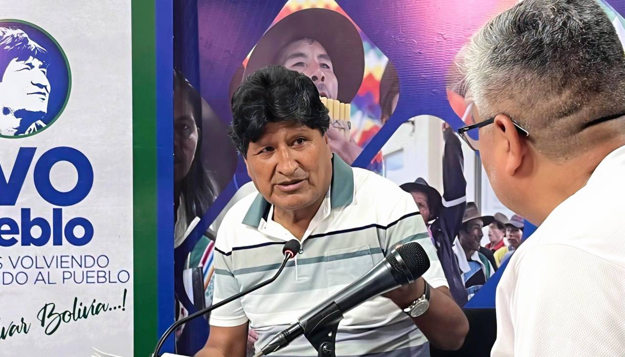 Evo Morales exige al fiscal general investigar los audios atribuidos a Cerimedo