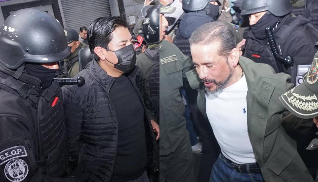 Se reinstala la audiencia para revisar la detención de Camacho y Pumari en el caso por la crisis del 2019