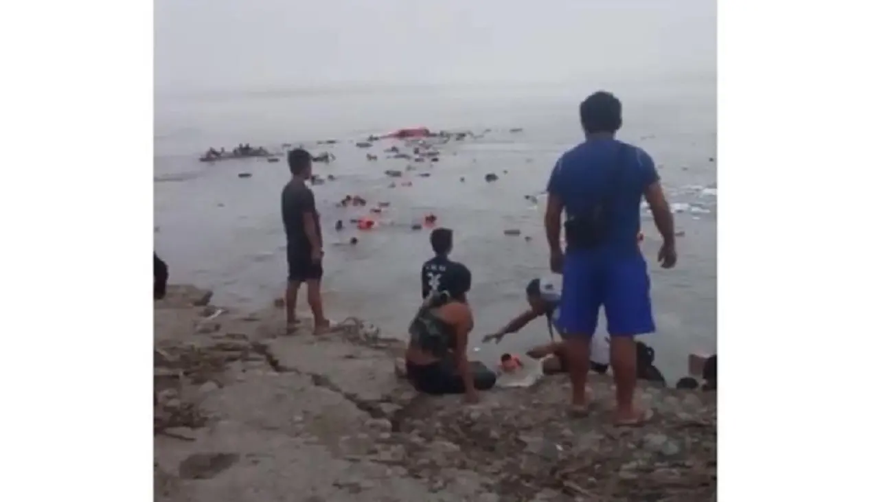 Doce muertos y 30 desaparecidos por derrumbe en puerto fluvial de Perú 