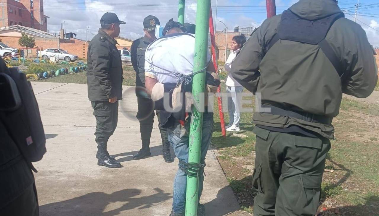 Capturan a un sujeto que estaba dentro de una casa en Viacha