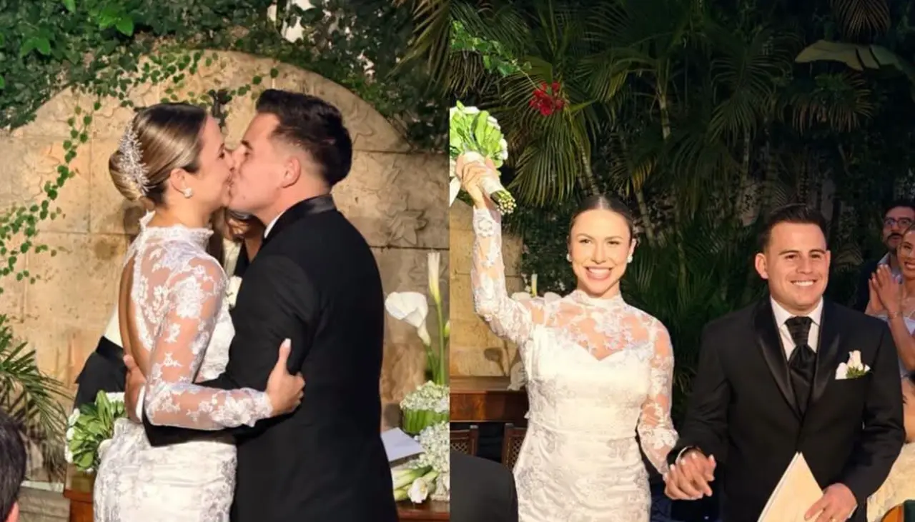 El jugador Henry Vaca contrajo nupcias con Camila Sáenz 