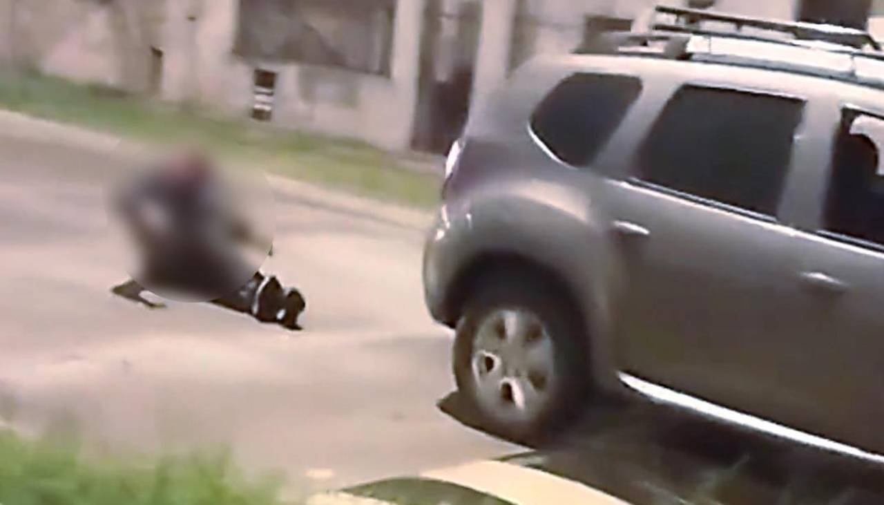 Video: Acusado de intento de robo fue atado a un vehículo y arrastrado antes de ser entregado a la Policía