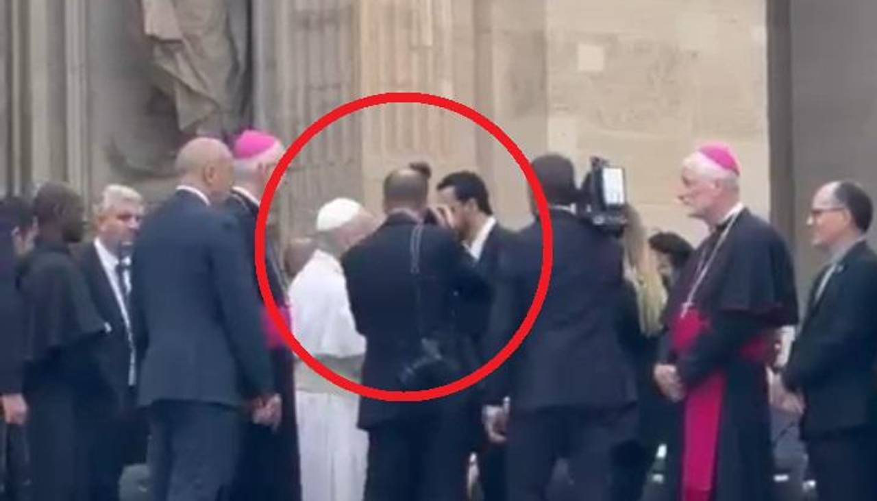 Video: Gobernador Velasco llegó al Vaticano y saludó al papa León XIV