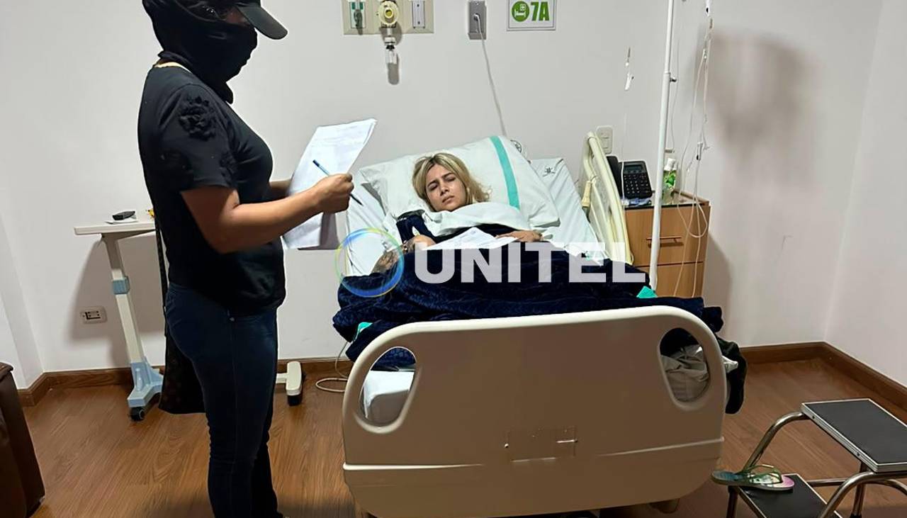Tatiana Marset es notificada en el hospital para presentarse a una audiencia de revocatoria de detención domiciliaria