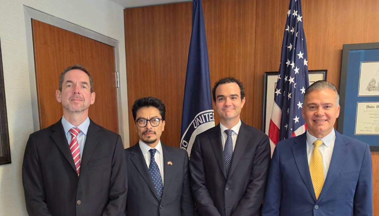 Justiniano se reúne con autoridades antidroga en Estados Unidos para coordinar agenda de trabajo 
