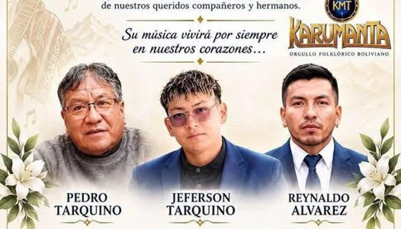 Revelan nombres de integrantes de Karumanta fallecidos en accidente