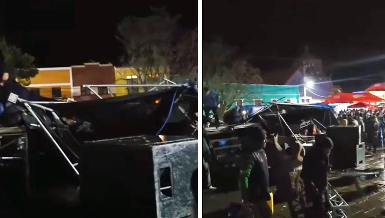 Policía reporta cuatro heridos tras el colapso de un escenario en una fiesta patronal en Tiahuanaco