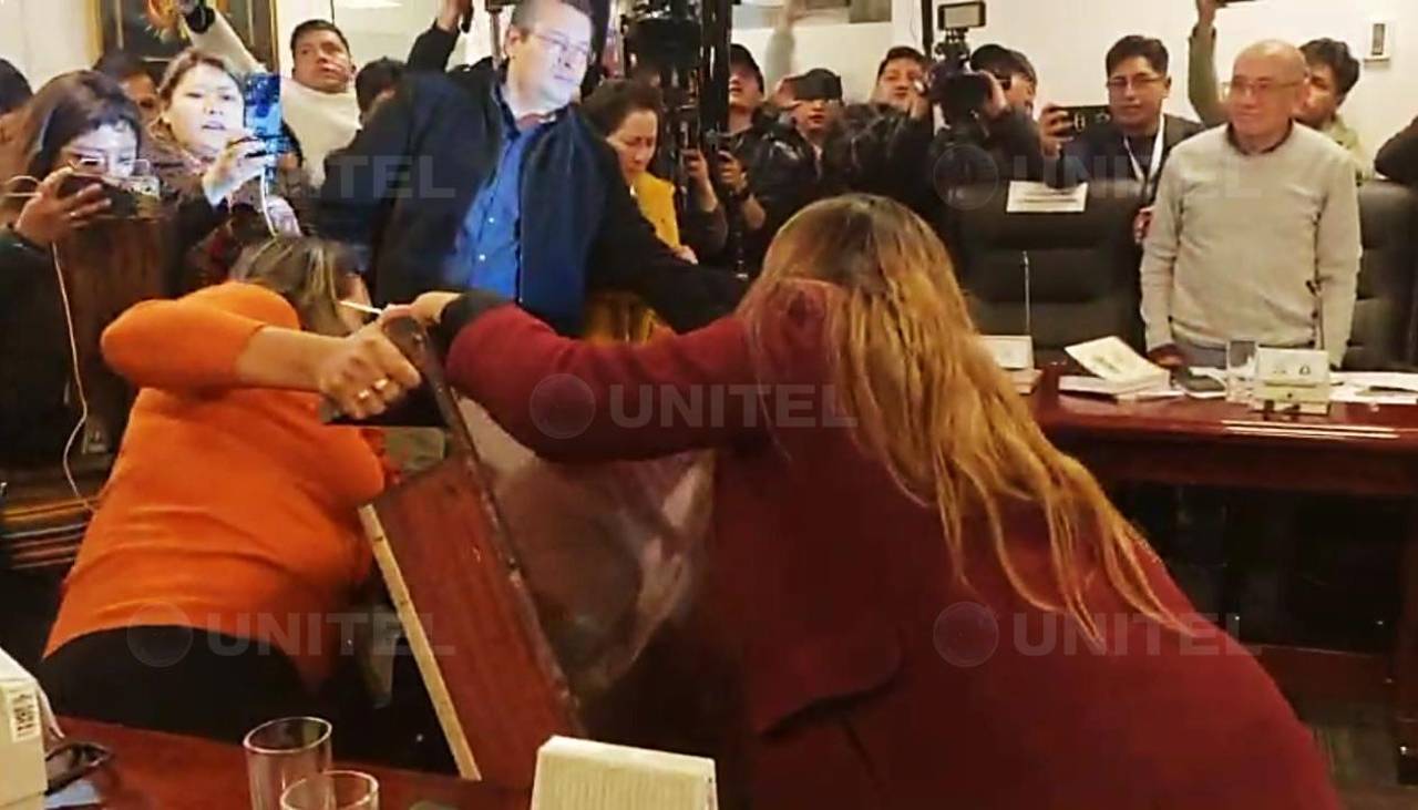 Gritos y empujones en sesión de comisión de Diputados que agendó un contrato de litio con empresa rusa 
