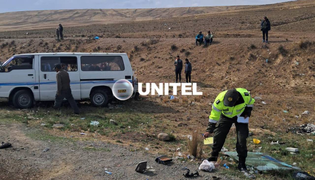 Cuatro fallecidos y ocho heridos en accidente en la ruta El Alto - Desaguadero