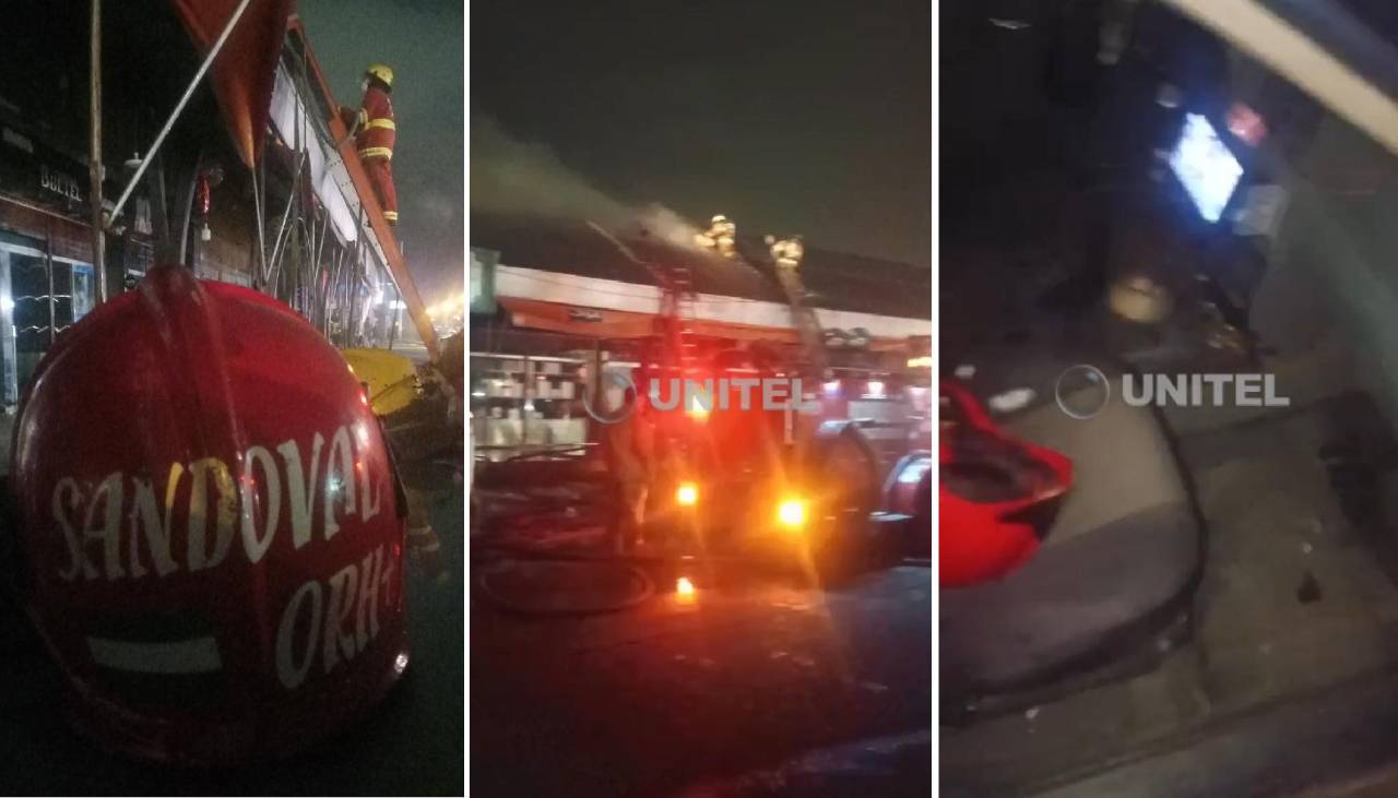 Santa Cruz: Bombero voluntario sufre robo mientras combatía incendio en la avenida Brasil