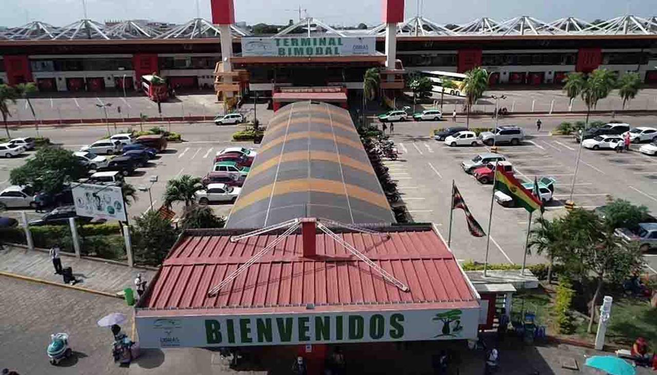 No hay bloqueos en el país, pero hay poca demanda de pasajes, dicen desde la Terminal Bimodal cruceña