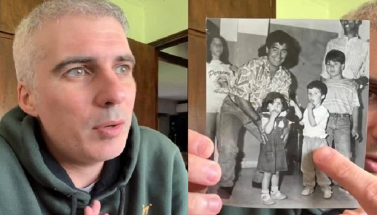 Un hombre descubrió que en su infancia se tomó una foto con Maradona y movilizó las redes para encontrarla