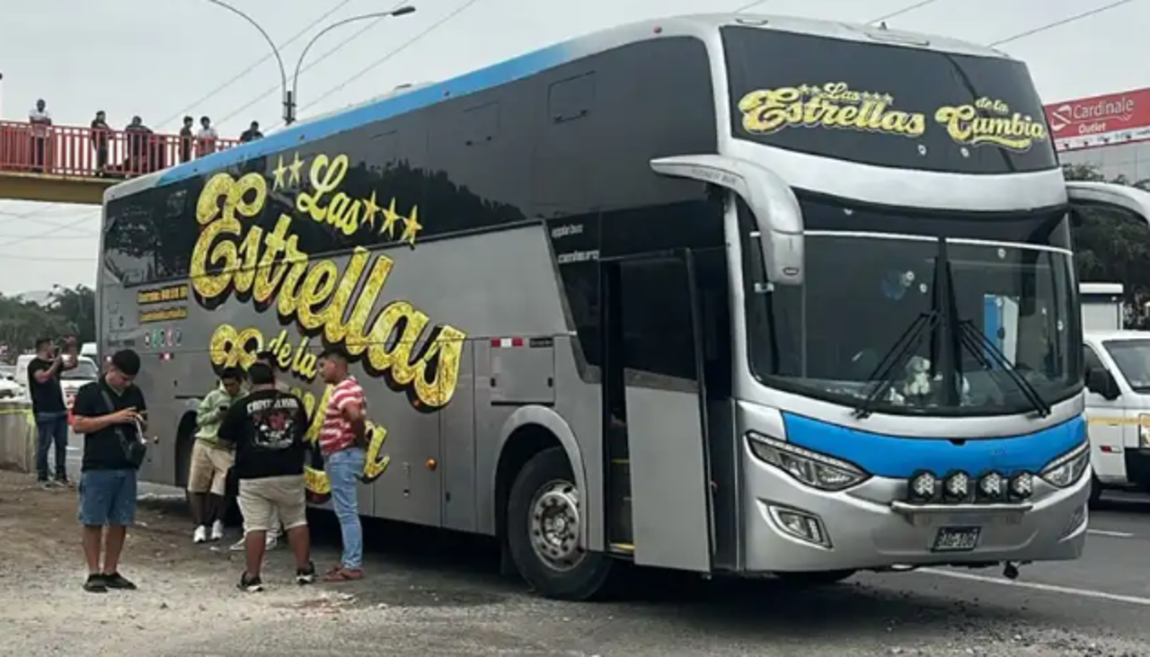 Atacan a balazos a bus de Las Estrellas de la Cumbia: reportan tres heridos