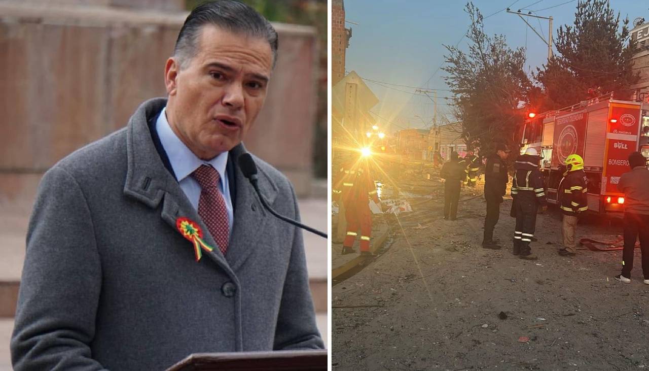 Gobierno: Explosión en Viacha se dio en una zona con material pirotécnico; la mayoría de heridos son civiles