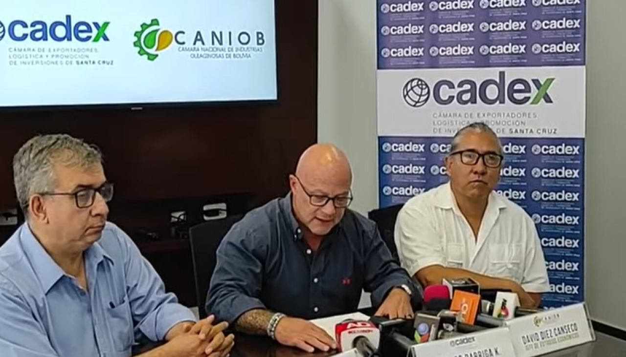 “Es una decisión intempestiva”: Cadex cuestiona suspensión de la exportación de aceite y pide una reunión con el Gobierno