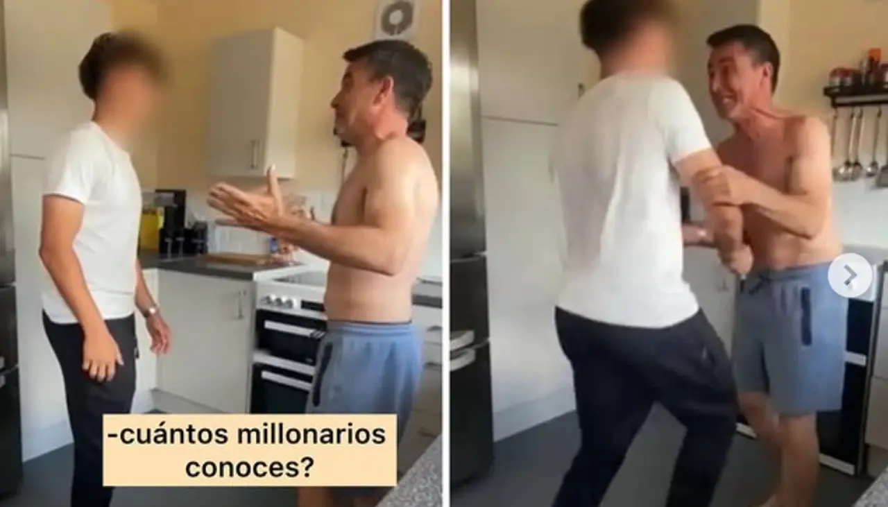 Tras superar el cáncer, padre gana la lotería y así se lo contó a su hijo