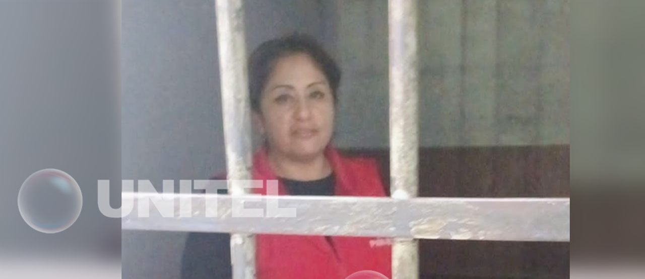 Justicia dicta detención preventiva para Ruth Nina en una cárcel de Cochabamba
