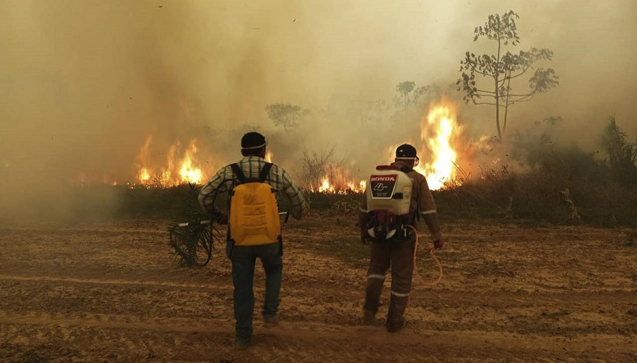 Sube a 10.605 los focos de calor en Bolivia, más del 80% están en Santa Cruz