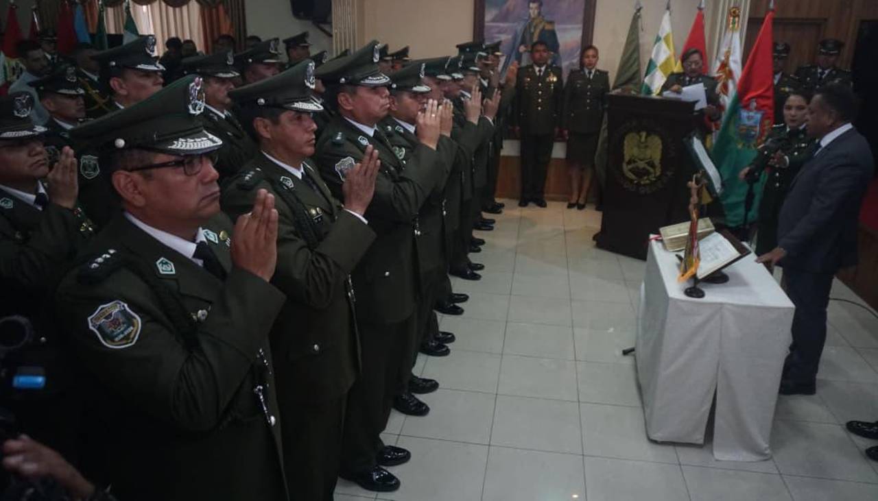 Estos son los nuevos jefes nacionales de la Policía posesionados este jueves