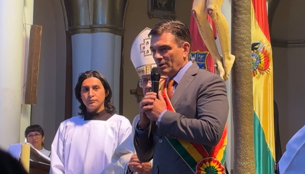 El mensaje de Paz en Oruro: “Los que se guían en la vida por el odio, no llegan lejos”