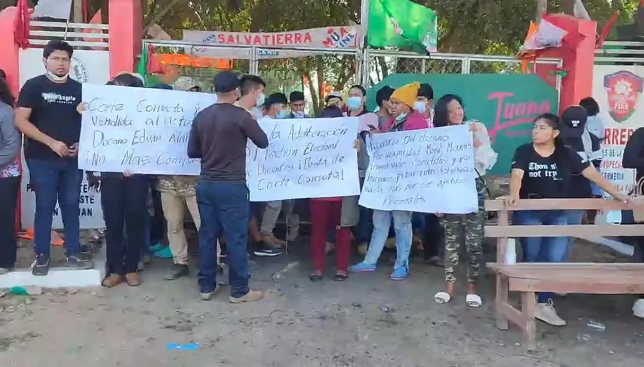 Uagrm: Este lunes se debe repetir la votación en la Facultad de San Julián, pero estudiantes advierten con impedir proceso