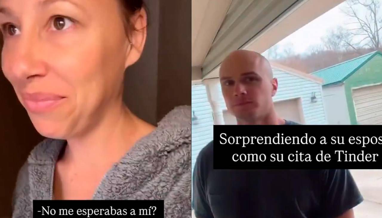 Video: Un hombre fue a una cita de Tinder y se encontró a su esposa