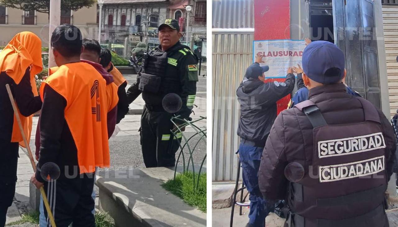 Infracciones en Año Nuevo: Arrestan 62 personas en La Paz y clausuran tres discotecas en Cochabamba