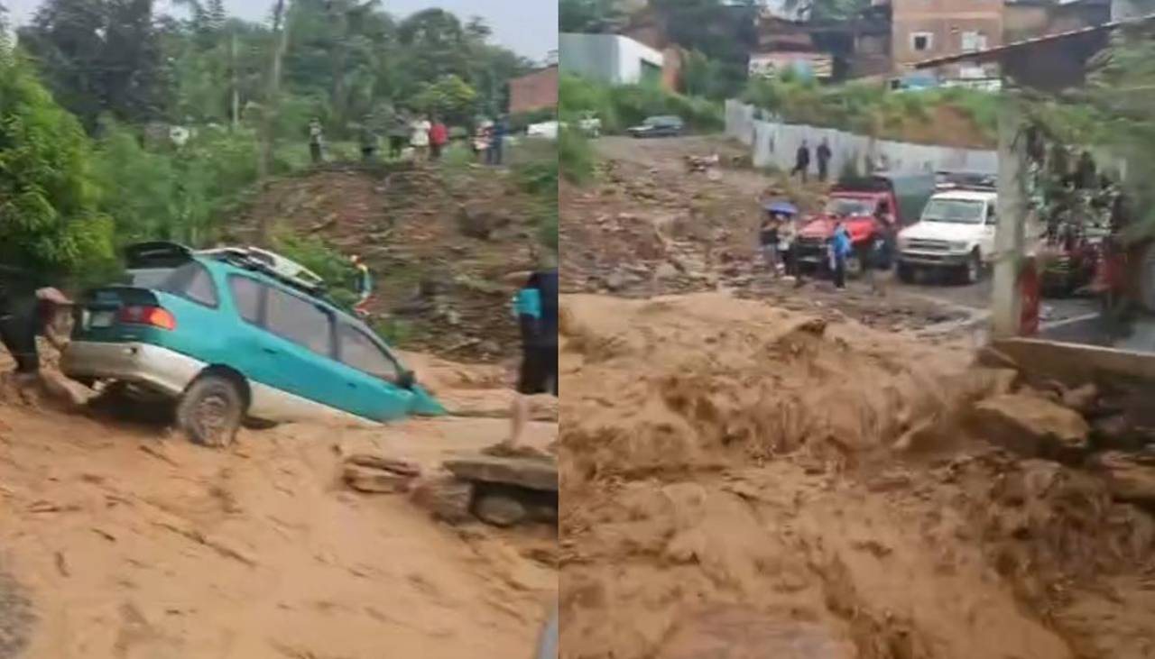 La Paz: Intensa lluvia provoca riadas en Mapiri y los comunarios piden ayuda 