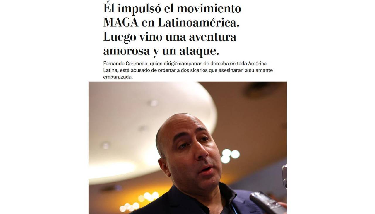 El caso Cerimedo llega a EEUU: El Washington Post revela detalles del exasesor de Paz, de su caída y su vínculo con otros líderes y el poder