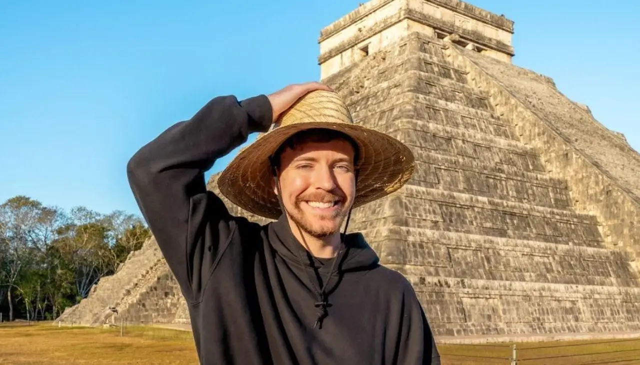 Visita de MrBeast a México genera polémica: Asegura que grabó en zonas arqueológicas restringidas