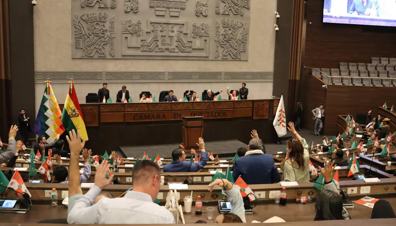 Cámara de Diputados reinstala sesión para tratar el PGE 2026 y dos créditos externos por $us 580 millones