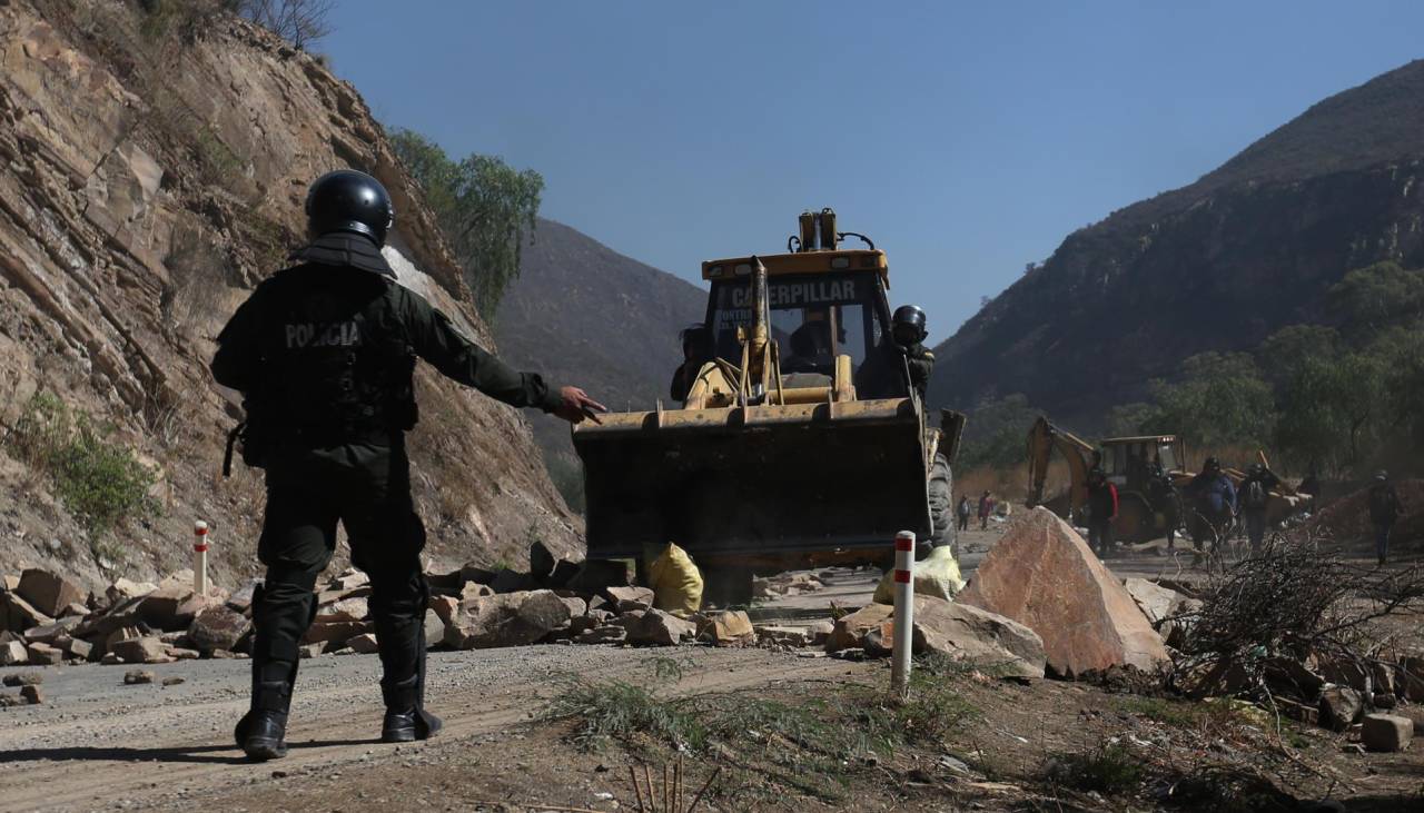 Luis Arce dice que desbloqueo en Parotani es el primer paso para liberar del secuestro a Cochabamba