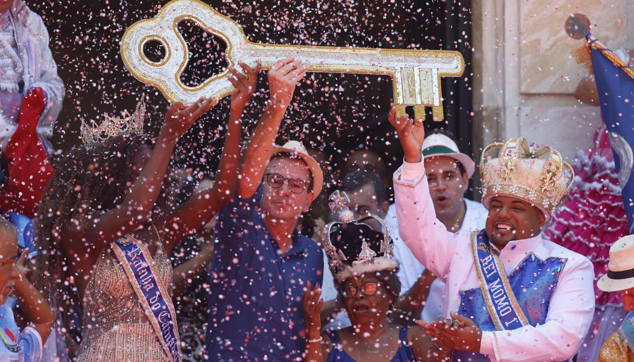 El Rey Momo abre la fiesta del Carnaval de Río de Janeiro y decretó cinco días de jolgorio