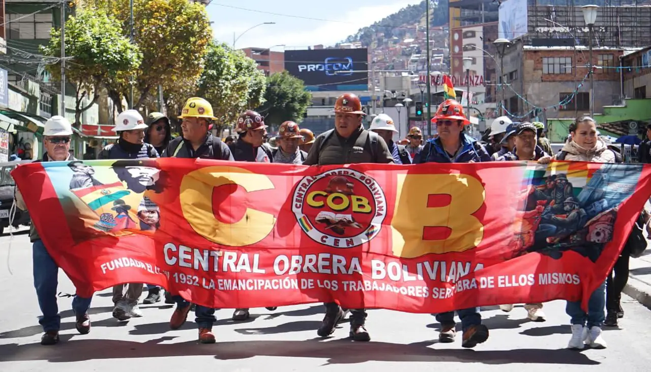 Desde la COB rechazan diálogo con el ministro de Trabajo y confirman movilizaciones escalonadas