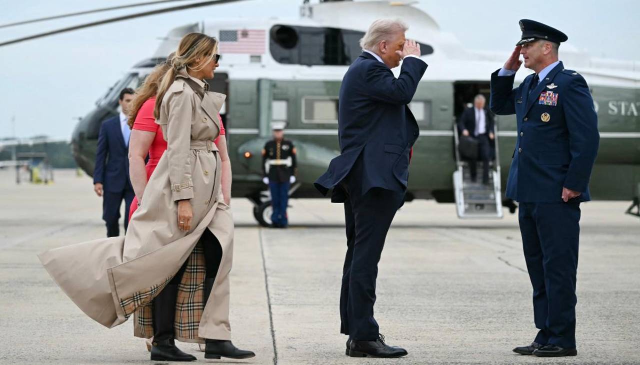 Trump inicia su segunda visita oficial al Reino Unido, en la que le esperan protestas