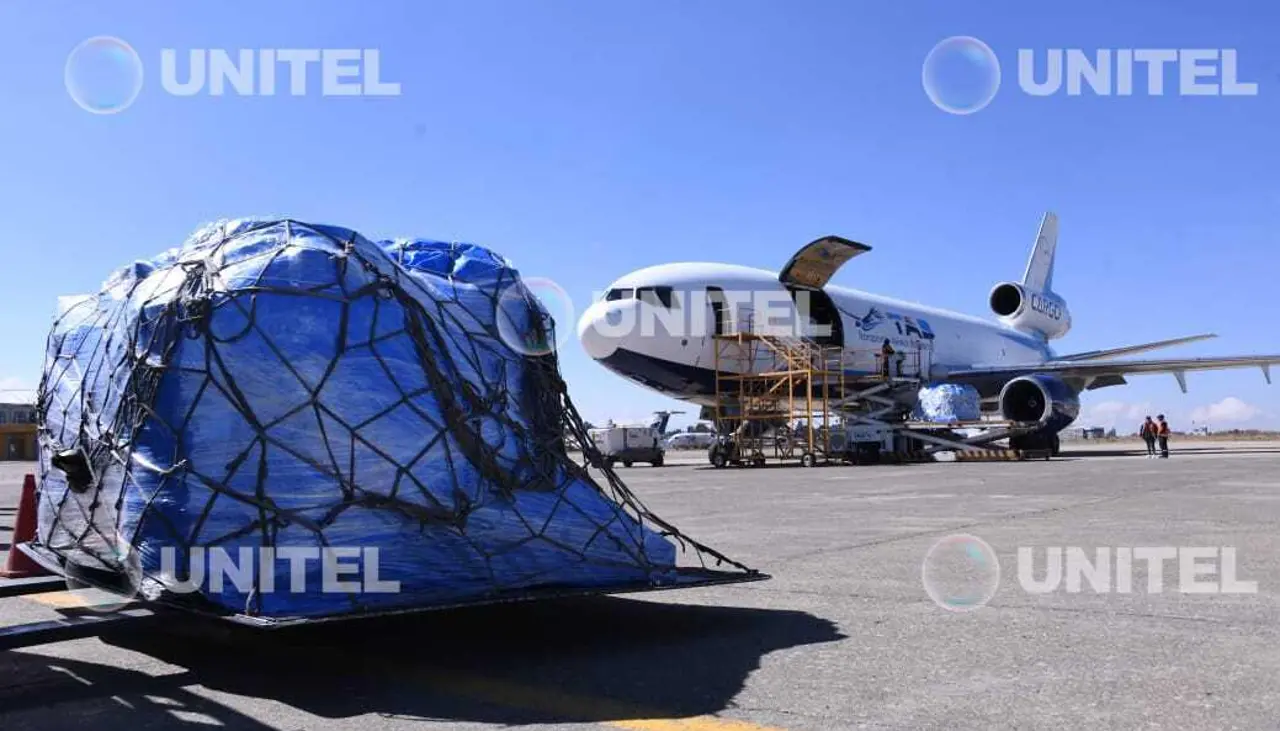 Activan puente aéreo y llevan 174 mil kilos de pollo a La Paz y El Alto 