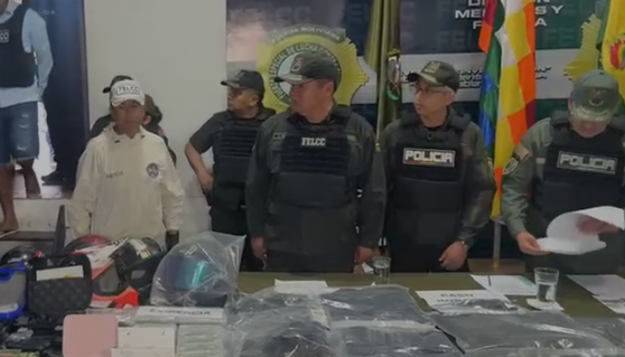 Gobierno presenta siete casos y dice que desarticuló red criminal que operaba en Santa Cruz y La Paz