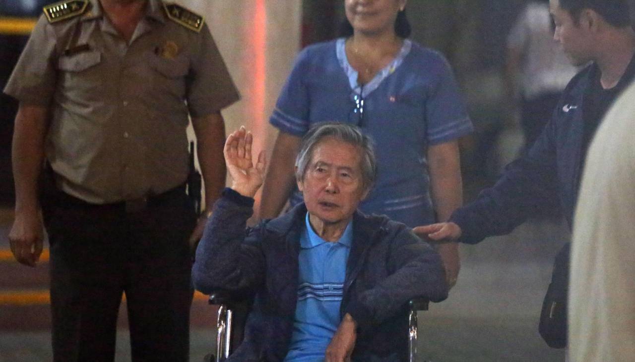 Fujimori tendrá que ser operado de la cadera tras sufrir una caída en su casa de Lima