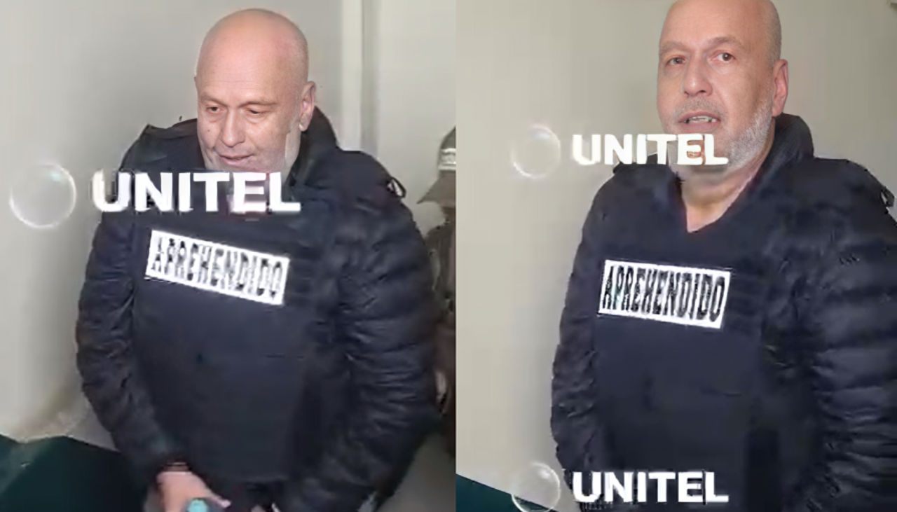 Arturo Murillo ingresó enmanillado a las oficinas de la Felcc en La Paz tras ser deportado de EEUU 