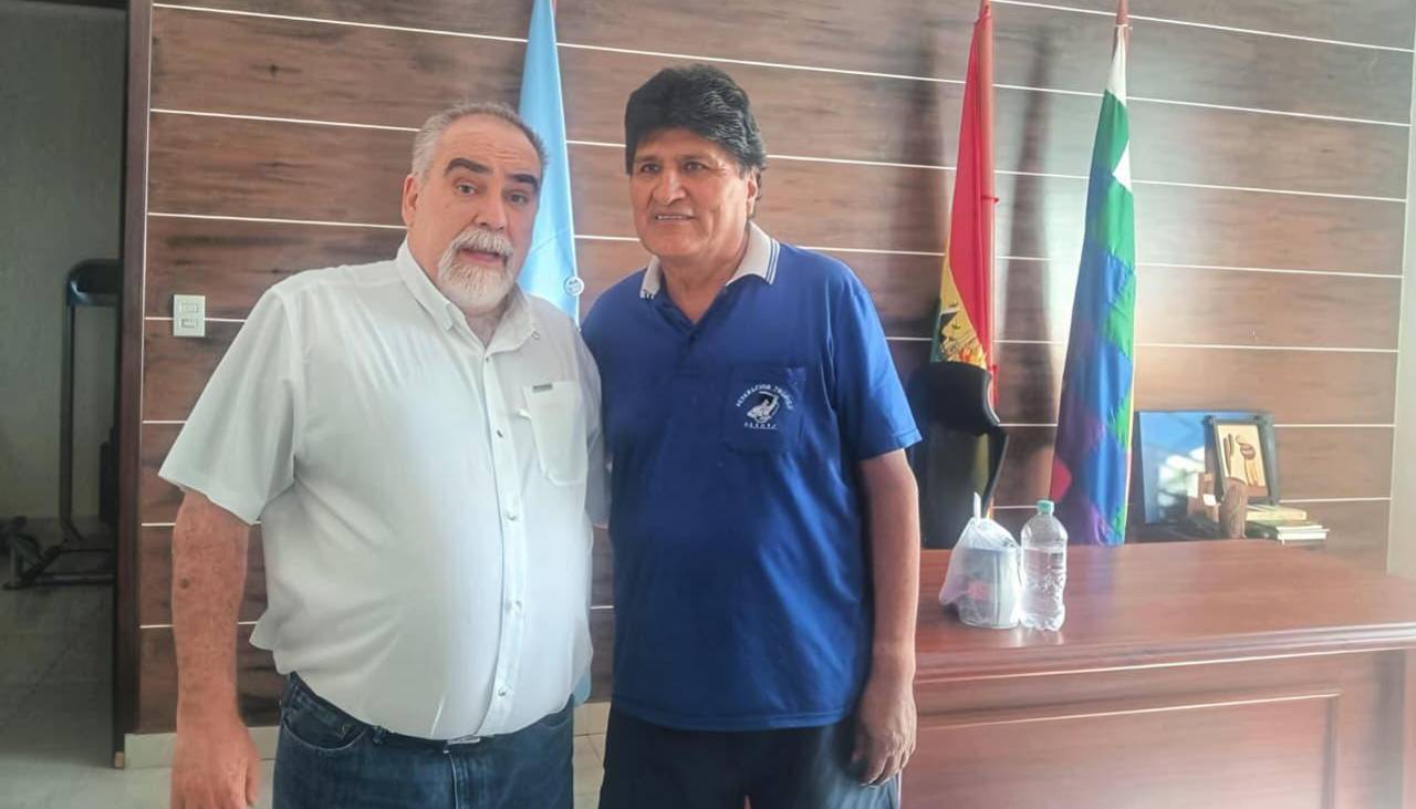 ¿Reaparece Evo Morales? El candidato del evismo a la Alcaldía cruceña dice que se reunió con él en el trópico