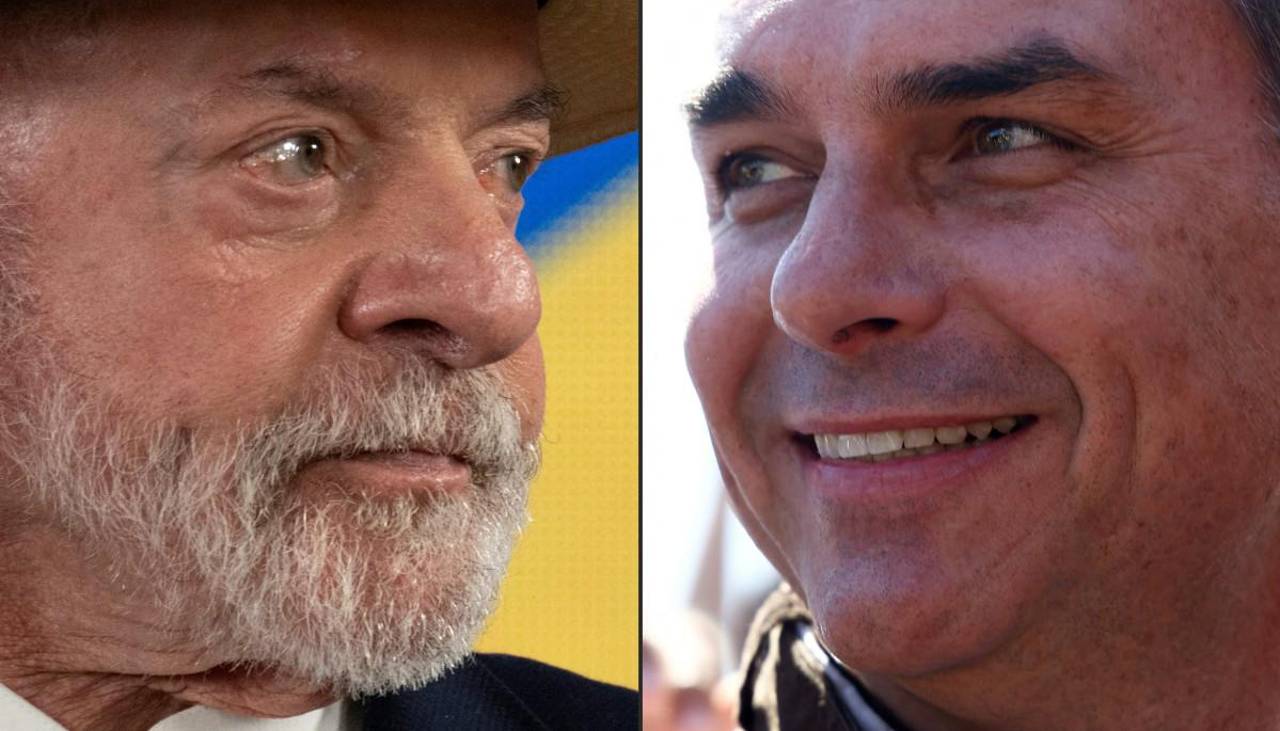 Lula gana terreno frente a Flávio Bolsonaro a una semana de las presidenciales en Brasil