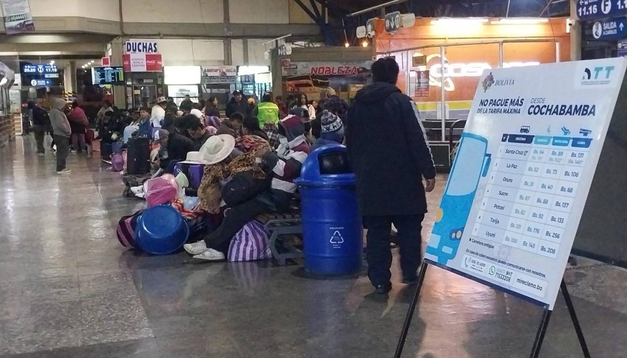 Conozca el precio de los pasajes para los diferentes destinos desde la Terminal de Cochabamba