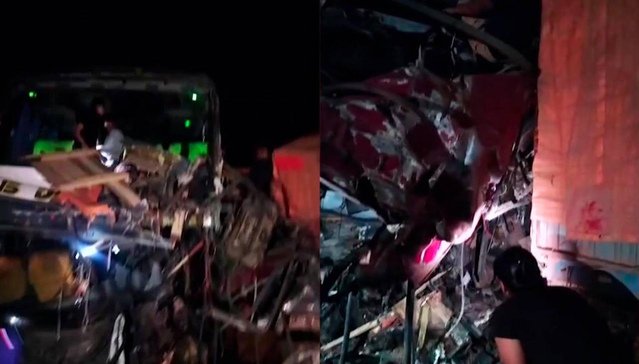 Un bus y un camión chocan en la ruta Bioceánica y dejan varios heridos y fallecidos
